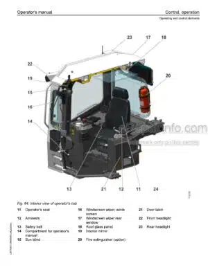 Photo 2 - Liebherr RL66 1633 USA CAN Operators Manual Pipe Layer 93517289 From SN 15104