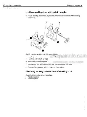 Photo 2 - Liebherr SW LS LHB Operators Manual Stick Extension 12221195