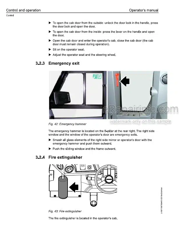 Photo 1 - Liebherr TA230 1156 1393 Litronic Operators Manual Articulated Truck 11067664 From SN 49714