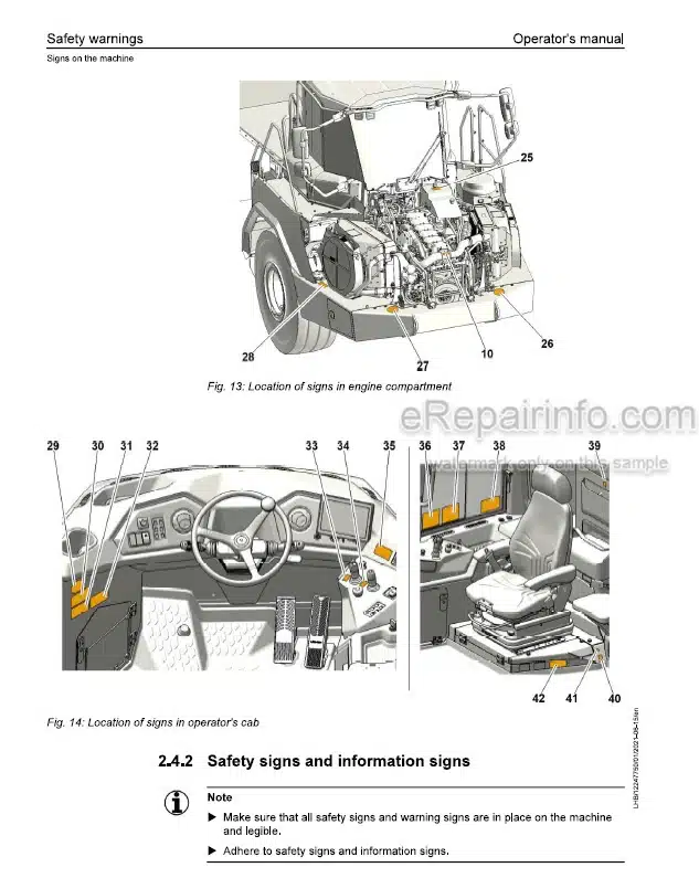 Photo 1 - Liebherr TA230 1513 Litronic Operators Manual Articulated Truck 12247750 From SN 119944