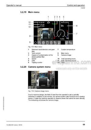 Photo 4 - Liebherr TA230 1587 Litronic Operators Manual Articulated Truck 11652612 From SN 58118