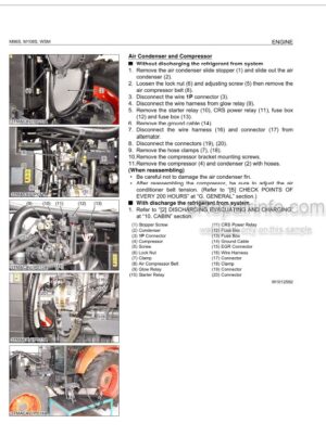 Photo 8 - Kubota M96S M96SDTM M108S Workshop Manual With Supplement Tractor 9Y111-04320 Issued 09-2020