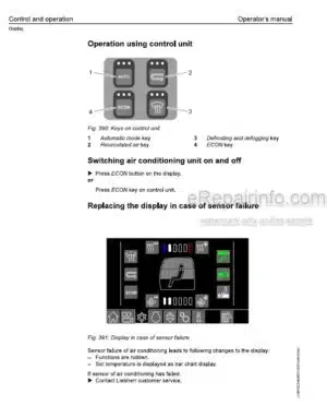 Photo 1 - Liebherr A914 Compact Litronic 1507 Operators Manual Wheeled Excavator 12214638 From SN 81693