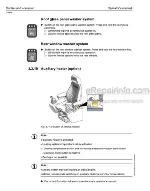 Photo 6 - Liebherr A916 Litronic 1183 Operators Manual Wheeled Excavator 12223703 From SN 90854