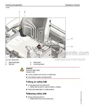 Photo 2 - Liebherr A920 Litronic 1185 USA CAN Operators Manual Wheeled Excavator 12238465 From SN 88464