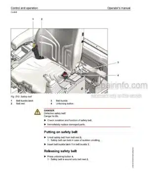 Photo 6 - Liebherr A922 Rail SV014 Litronic 1509 USA CAN Operators Manual Wheeled Excavator 12269189 From SN 116860