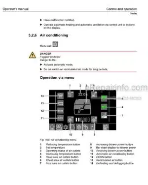 Photo 10 - Liebherr A924 Litronic 1206 USA CAN Operators Manual Wheeled Excavator 12212012 From SN 89588