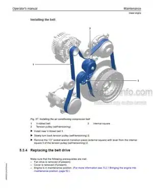 Photo 4 - Liebherr D944-A7-00 LWE Operators Manual Diesel Engine 13416554 From SN 2019030002