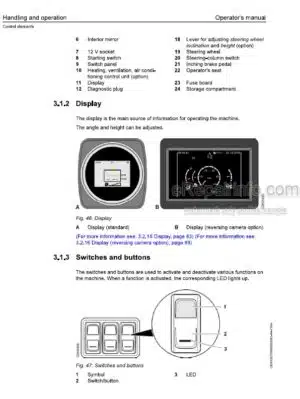 Photo 3 - Liebherr L507 G6.0-D 1579 Operators Manual Wheel Loader 12275596 From SN 62600