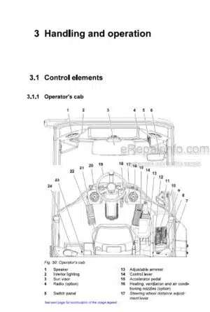 Photo 10 - Liebherr L509 1582 Operators Manual Wheel Loader 12248492 From SN 53995