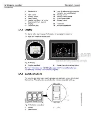 Photo 8 - Liebherr L509 G6.0-D 1582 Operators Manual Wheel Loader 12275598 From SN 62600