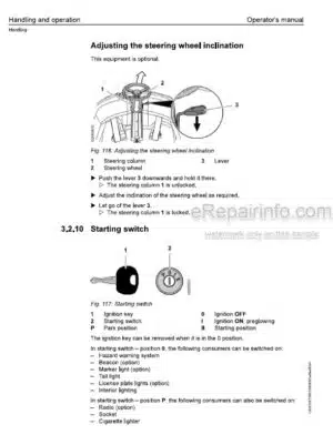 Photo 12 - Liebherr L518 G6.0-D 1655 Operators Manual Wheel Loader 12275601 From SN 63173