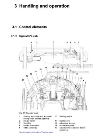 Photo 9 - Liebherr L526 G6.1-D 1753 USA CAN Operators Manual Wheel Loader 12260120 From SN 52903