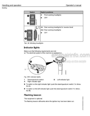Photo 4 - Liebherr L556 G6.1-D 1757 USA CAN Operators Manual Wheel Loader 12270363 From SN 61823