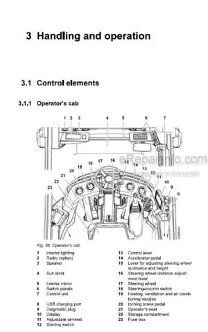 Photo 5 - Liebherr L580 1760 USA CAN Operators Manual Wheel Loader 12239307 From SN 48644