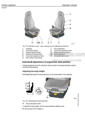 Photo 2 - Liebherr PR726 1793 05 4F G8.0 Operators Manual Crawler Dozer 93517553 From SN 18370