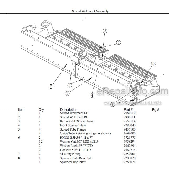 Photo 1 - Bomag 113 213 313 413 Propaver Operating Instructions And Parts Catalogue Tow-Type Paver 0222413