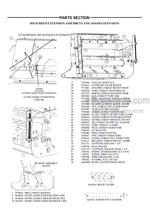 Photo 1 - Bomag 4413 Spare Parts Catalog Self Propelled Paver 0852764