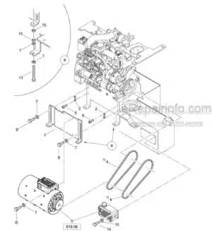 Photo 1 - Bomag BF300C S340TV Spare Parts Catalogue Paver 00824191