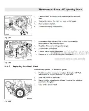 Photo 6 - Bomag BF700C-2 Operating Maintenance Instructions Paver 00820030