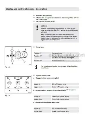 Photo 5 - Bomag BM2000-60 Operating Maintenance Instructions Cold Milling Machine 00806061