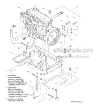 Photo 6 - Bomag BF300C S340TV Spare Parts Catalogue Paver 00824191