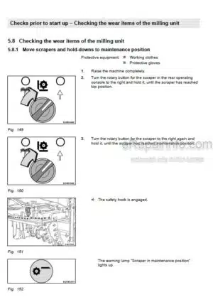 Photo 2 - Bomag BM2200-75 Operating Maintenance Instructions Cold Planer 00820166