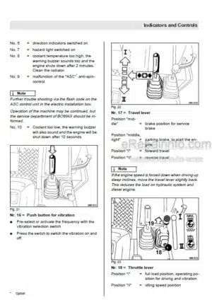 Photo 6 - Bomag BW213D-4 Operating Maintenance Instructions Single Drum Roller 00804361