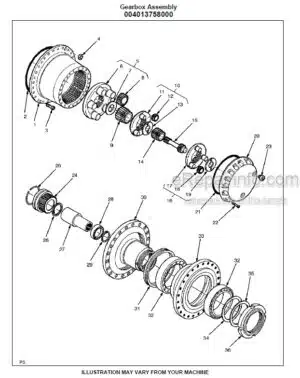 Photo 1 - Bomag RS950 Tier 3 Parts Catalog Reclaimer Stabilizer 0852923.0115