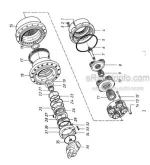 Photo 6 - Bonfiglioli 713C3B-S007A108 Installation And Maintenance Manual Track Drive Gearbox 18178А