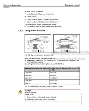 Photo 1 - Liebherr LH22C Litronic 1525 Operators Manual Material Handling Machine 12226324 From SN 97453