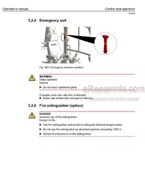 Photo 4 - Liebherr LH26M Litronic 1252 Operators Manual Material Handling Machine 12208256 From SN 86156