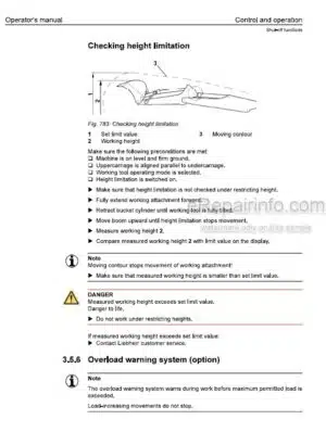 Photo 12 - Liebherr LH30M Litronic 1253 Operators Manual Material Handling Machine 12213916 From SN 89392