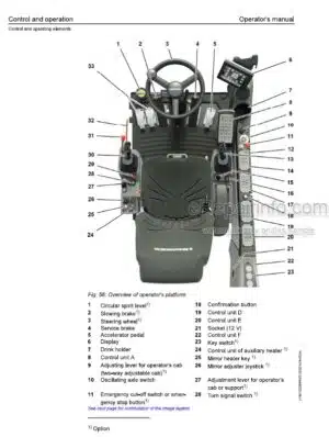 Photo 8 - Liebherr LH50M Litronic High Rise 1216 Operators Manual Material Handling Machine 12228483 From SN 89799