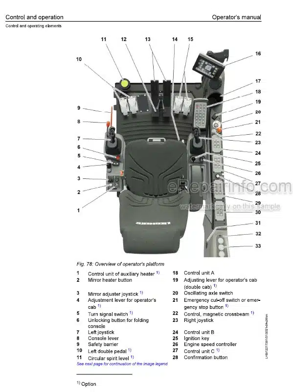 Photo 1 - Liebherr LH60C Litronic 1528 USA CAN Operators Manual Material Handling Machine 12217391 From SN 71766