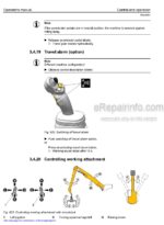 Photo 4 - Liebherr LH60C Litronic 1528 USA CAN Operators Manual Material Handling Machine 12217391 From SN 71766