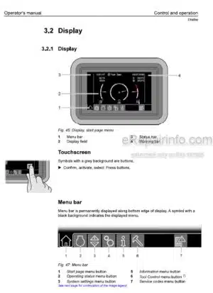 Photo 7 - Liebherr R920 1545 Operators Manual Hydraulic Excavator 11824094 From SN 42817