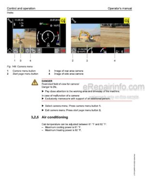 Photo 6 - Liebherr R922 1486 Operators Manual Hydraulic Excavator 12248741 From SN 48158