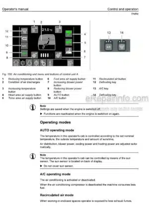 Photo 6 - Liebherr R926 1715 Operators Manual Hydraulic Excavator 12255372 From SN 49251