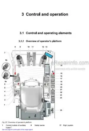 Photo 5 - Liebherr R945 1866 Operators Manual Hydraulic Excavator 12257466 From SN 49672