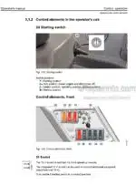 Photo 2 - Liebherr T32-7 To T41-7 3A 1665 To 1680 Operators Manual Telescopic Handler 93517390 From SN 15615