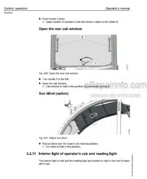 Photo 4 - Liebherr T32-7 To T41-7 4AS 1665 To 1680 Operators Manual Telescopic Handler 93517394 From SN 15615