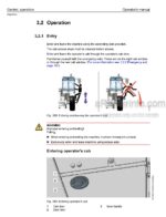 Photo 2 - Liebherr T32-7 To T41-7 4FS 1665 To 1680 Operators Manual Telescopic Handler 93517323 From SN 15603