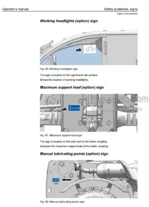 Photo 6 - Liebherr T33-10 3A 1695 Operators Manual Telescopic Handler 93517391 From SN 15615