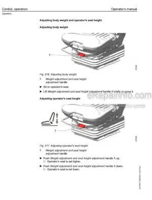 Photo 5 - Liebherr T33-10 4F 1695 Operators Manual Telescopic Handler 93517328 From SN 15752