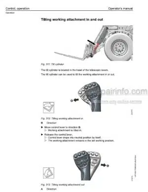 Photo 5 - Liebherr T46-7 4FS 1706 Operators Manual Telescopic Handler 93517338 From SN 16194