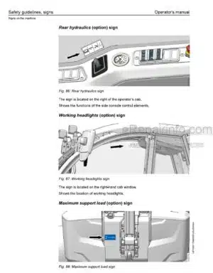 Photo 6 - Liebherr T46-7 4FS 05S 1706 Operators Manual Telescopic Handler 93517338 From SN 16194