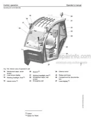 Photo 4 - Liebherr T60-9 1709 05S 3AS Operators Manual Telescopic Handler 93517534 From SN 20156