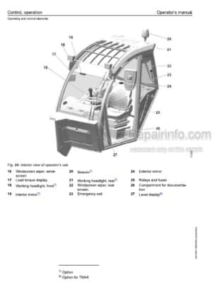 Photo 5 - Liebherr T60-9 4FS 05S 1709 Operators Manual Telescopic Handler 93517447 From SN 15682