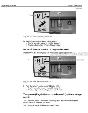 Photo 6 - Liebherr TL441-10 1432 Operating Manual Telescopic Handler 9087172 From SN 13512